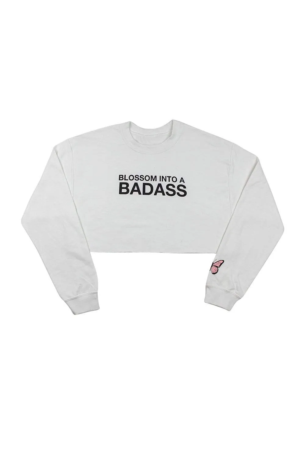 Amanda Ensing: Badass Crop Crewneck