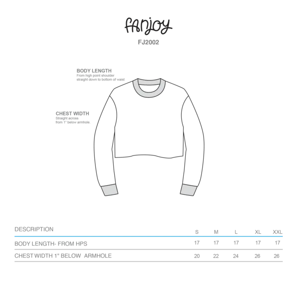 Amanda Ensing: Badass Crop Crewneck
