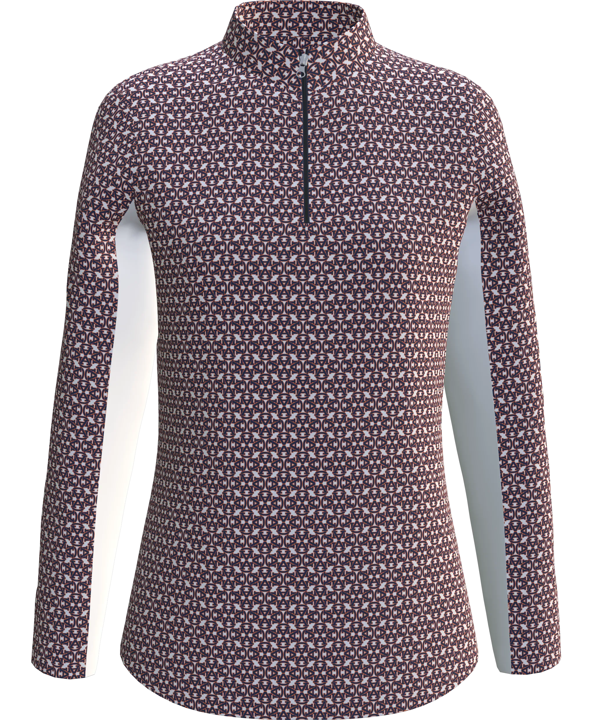 Auburn Tigers AU Print Women's Long Sleeve Sun Shirt LS01-AU_4A