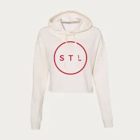 Birds City Circle Crop Hoodie