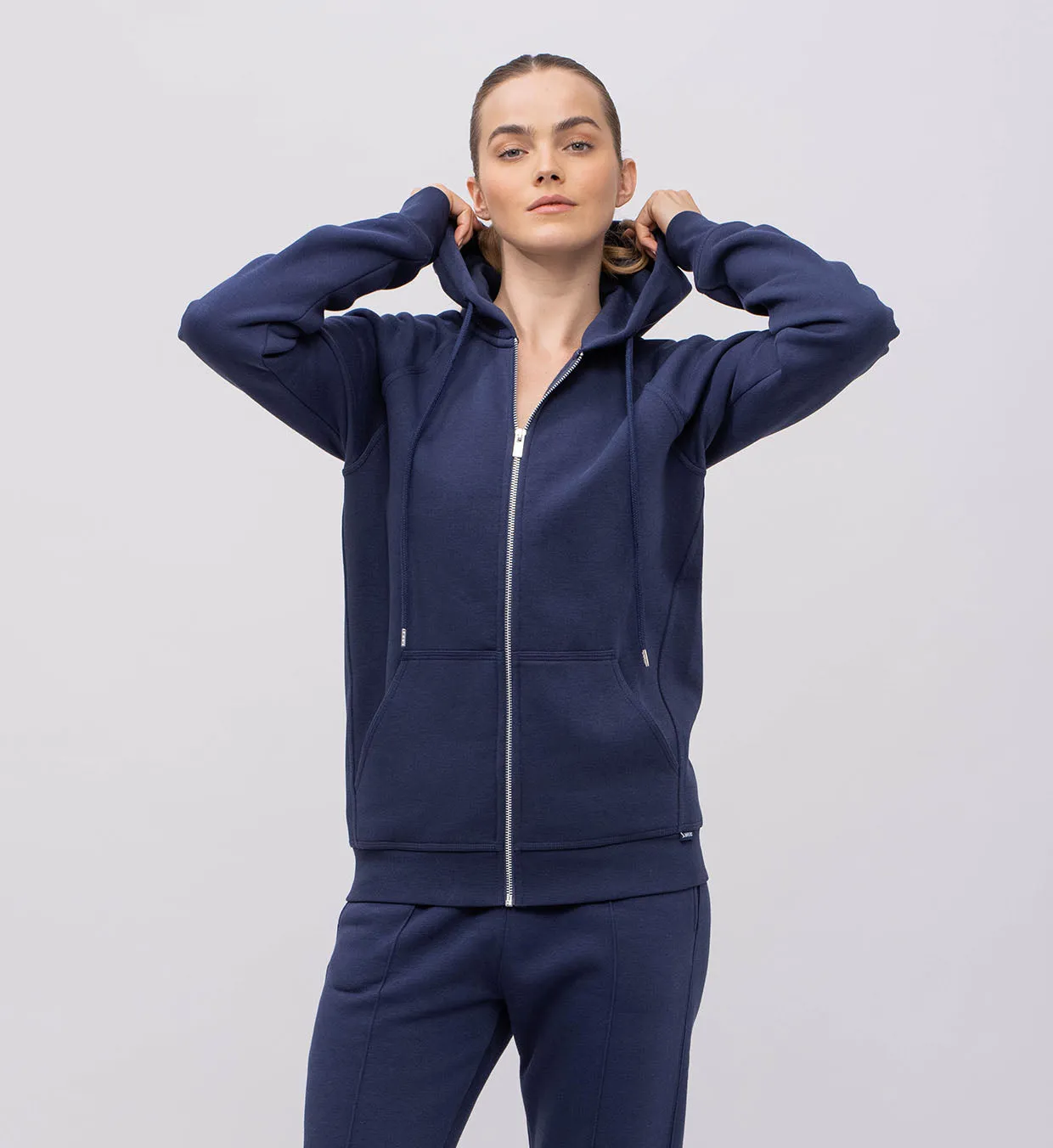 Fleece Hoody   Zipper Women