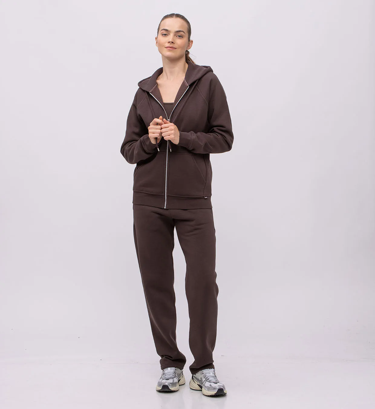 Fleece Hoody   Zipper Women