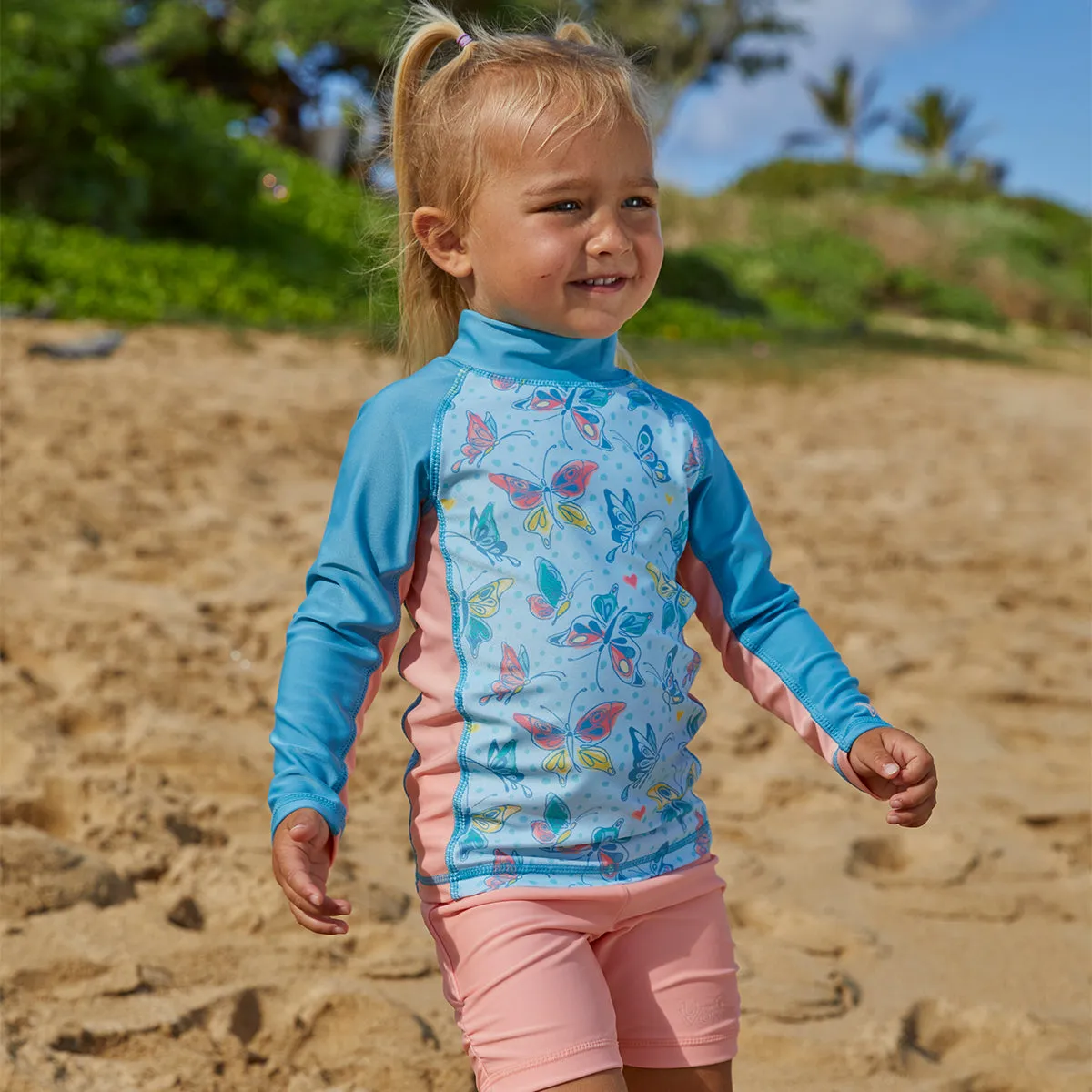 Girl's Long Sleeve Sunny Swim Shirt | FINAL SALE