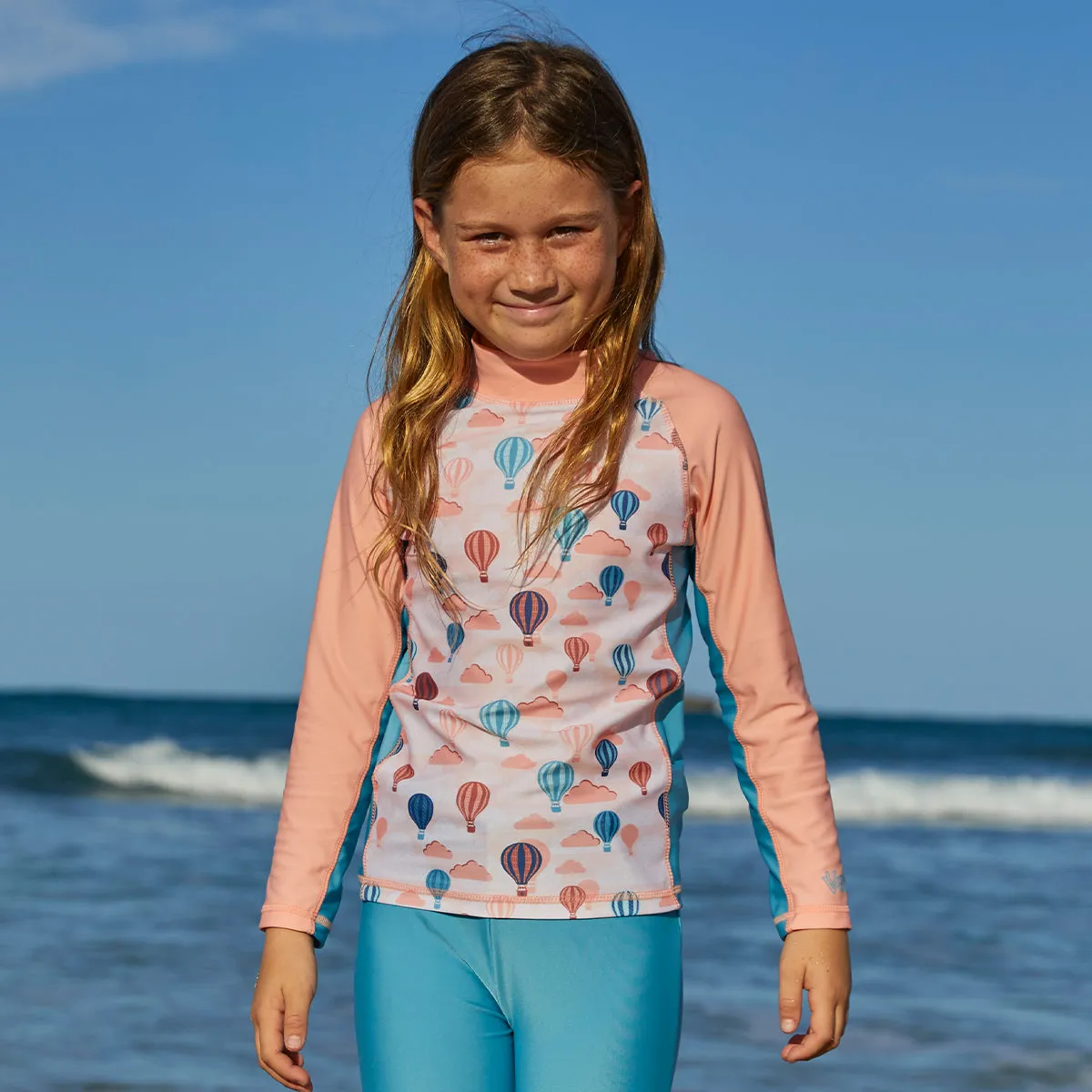 Girl's Long Sleeve Sunny Swim Shirt | FINAL SALE