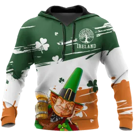 Ireland Tree Of Life Shamrock 3D Shirt, St Patrick's Day Shirt, Irish Shirt, Lucky Shirt, Drinking Shirts, Let's Day Drink