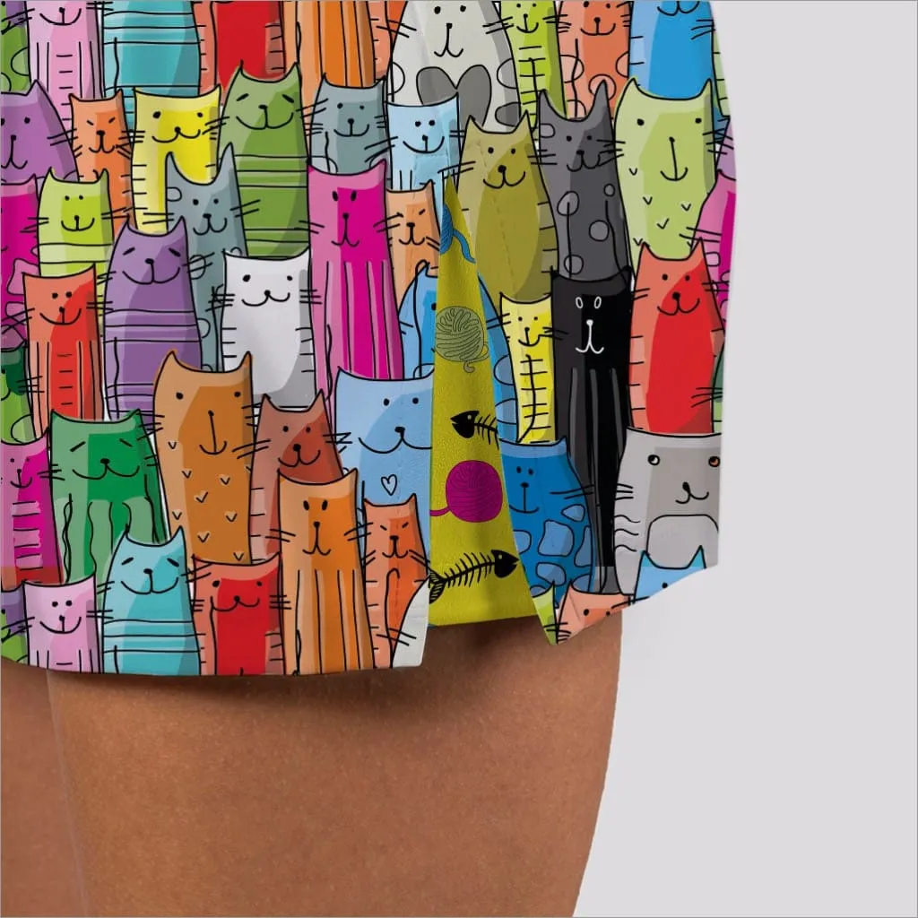 MEOW MIX CAT LOVER SKORT