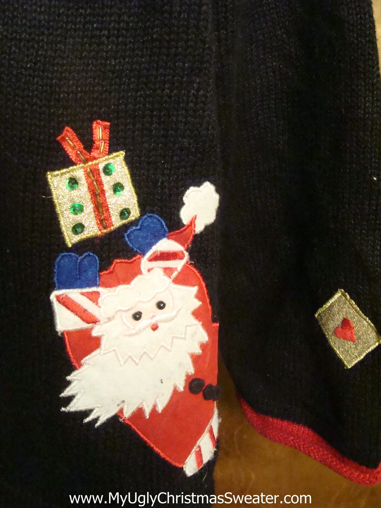 Santas with Presents Funny Christmas Sweater