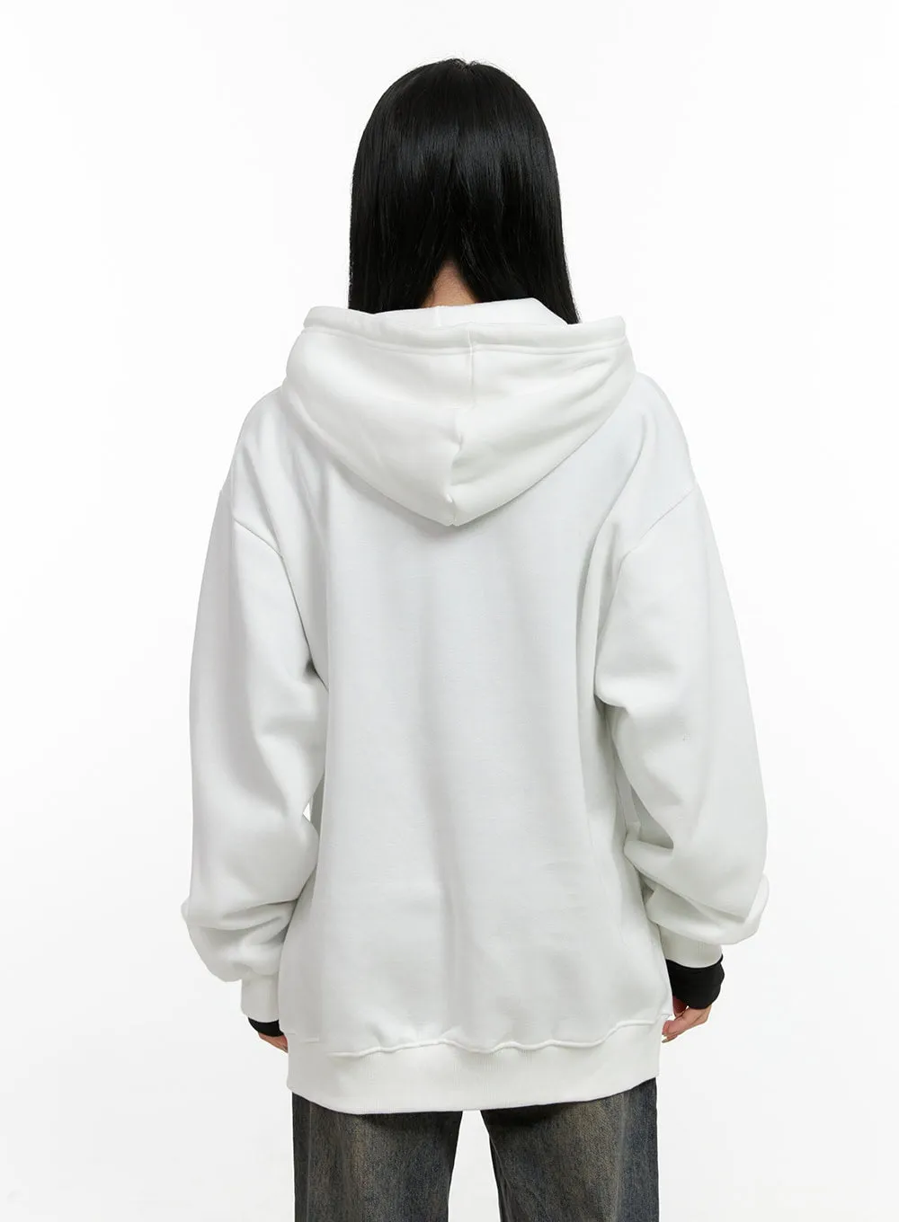 Urban Zip-Up Graphic Hoodie CN411